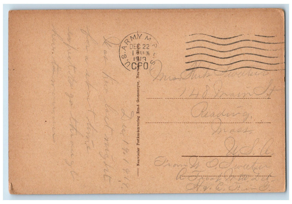 1913 Wiedbachtal Luftkurort Altwied CPO Rhineland-Palatinate Germany Postcard