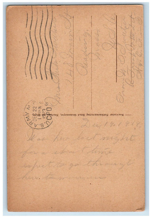 1913 Wiedbachtal Luftkurort Altwied CPO Rhineland-Palatinate Germany Postcard