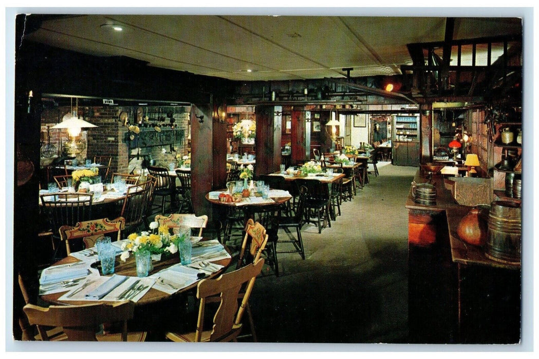 1960 Schine Northampton Inn Wiggins Tavern Northampton Massachusetts MA Postcard