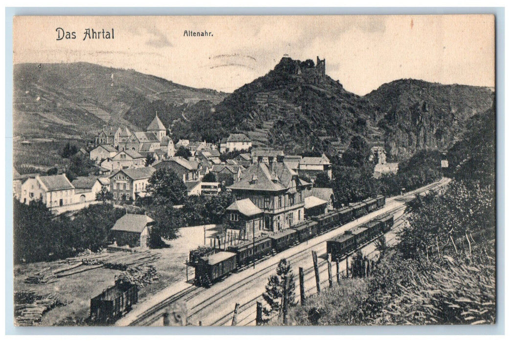 1921 APO WW1 Das Ahrtal Altenahr Rhineland-Palatinate Germany Postcard