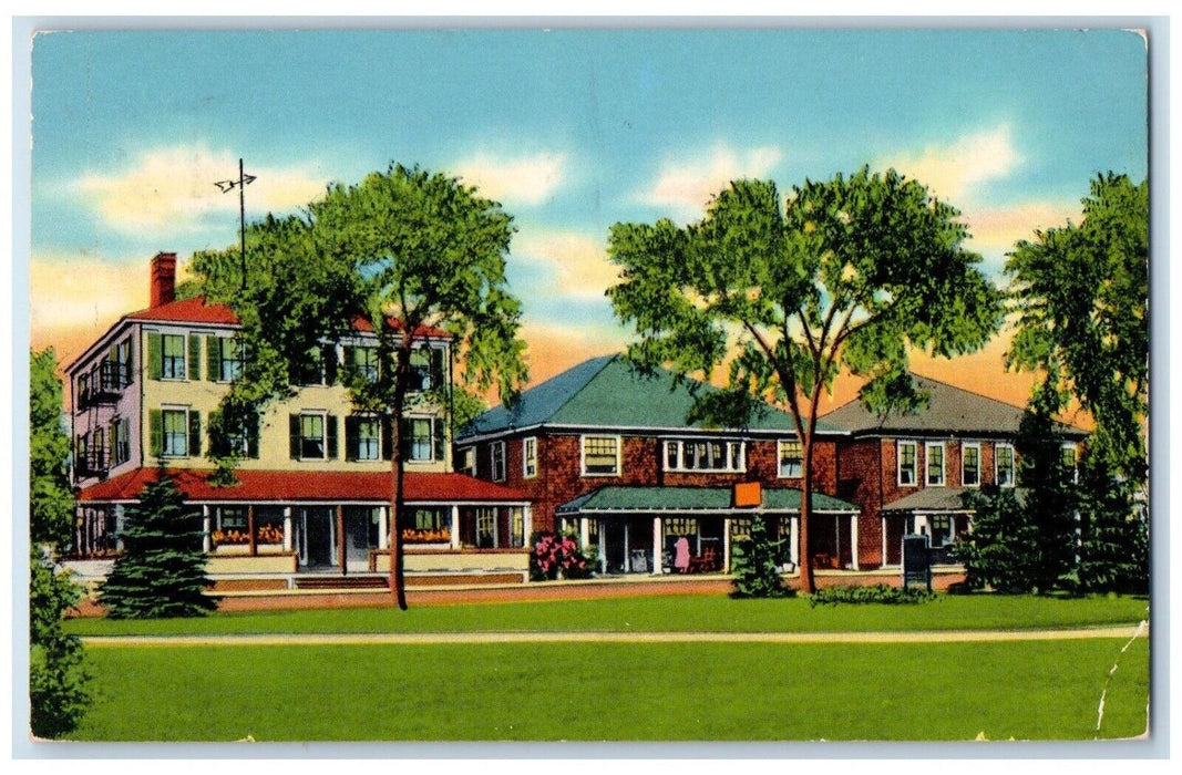 1955 Exterior View Curtis Restaurant Variety Store Ocean Park Maine ME Postcard