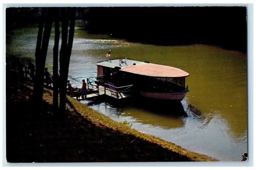 c1960 Sightseeing Cruiser Green River Mammoth Cave National Kentucky KY Postcard