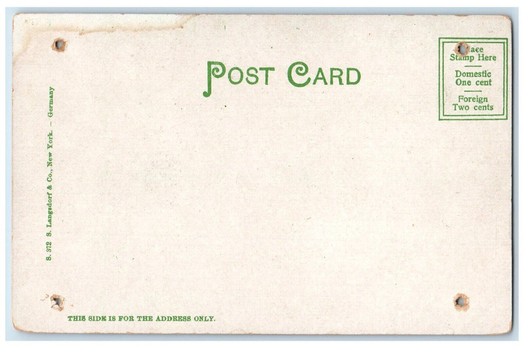 c1905 County Jail Building Lowell Massachusetts MA Unposted Antique Postcard