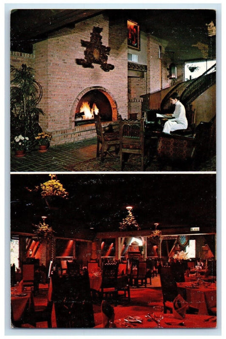 c1960 Barn Barrington Restaurant Barrington Illinois Vintage Multi-View Postcard