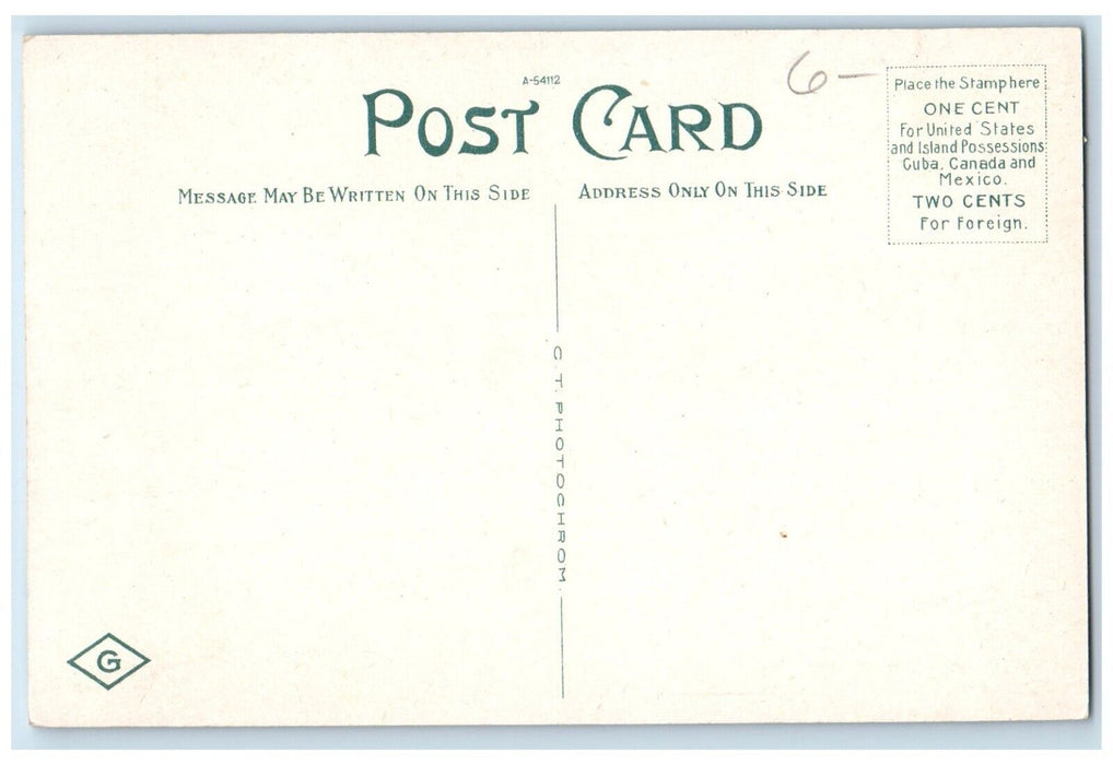 Main Entrance Of New State Prison Trolley Stillwater Minnesota MN Postcard