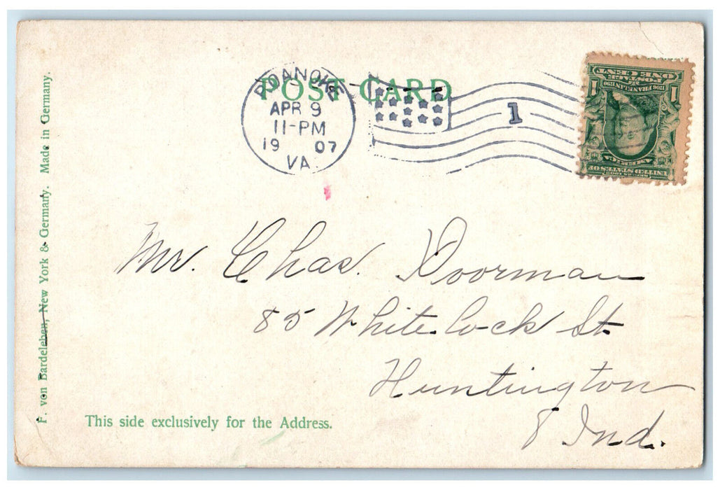 1907 Scene of Boat into Salmon Fishery Galway Ireland Posted Antique Postcard