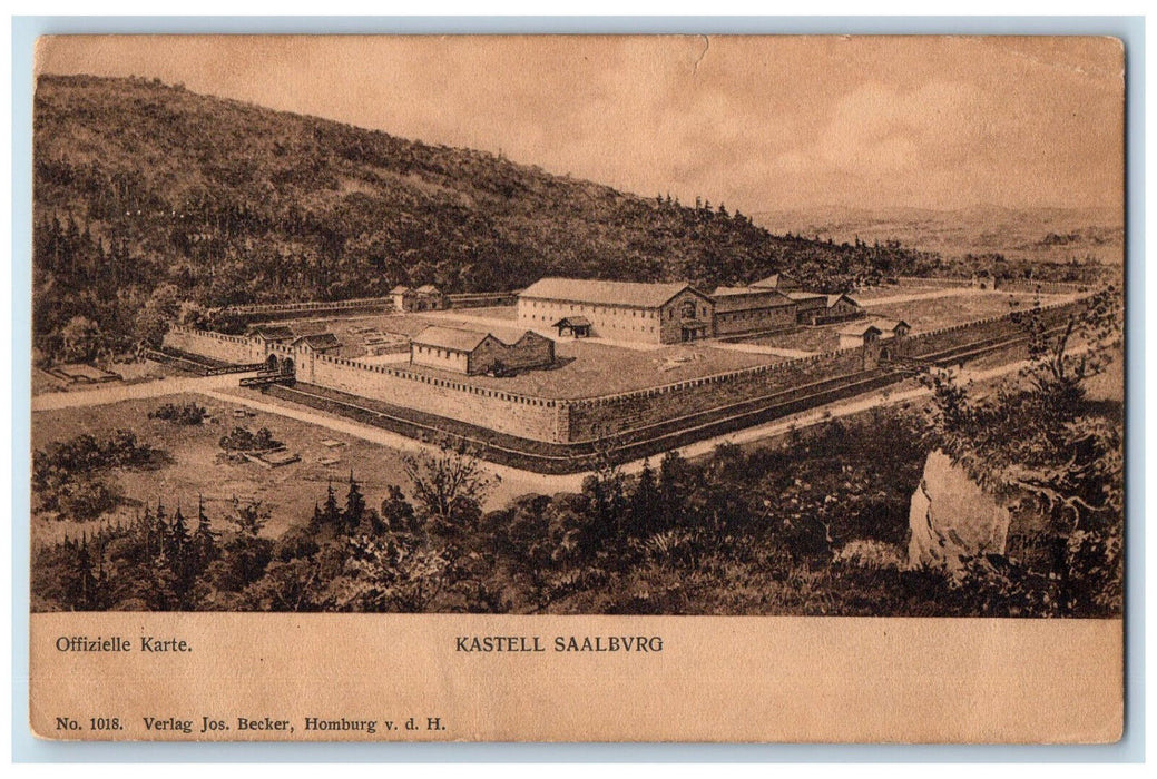 1906 Kastell Saalburg Bad Homburg vor der Höhe Germany Columbiana OH Postcard