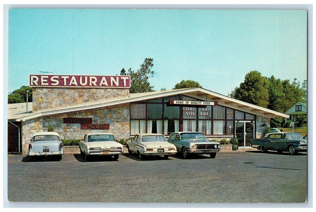 1960 Exterior Pelham House Restaurant North Culpeper Limits Virginia VA Postcard