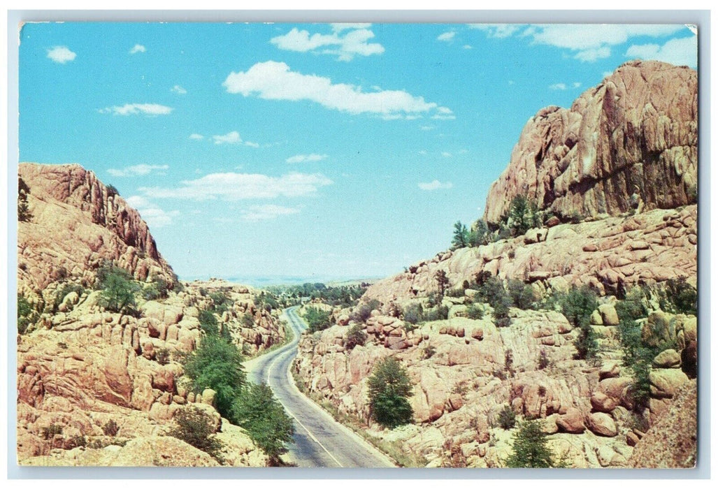 1960 Scenic View Granite Dells Near Prescott Arizona AZ Vintage Antique Postcard