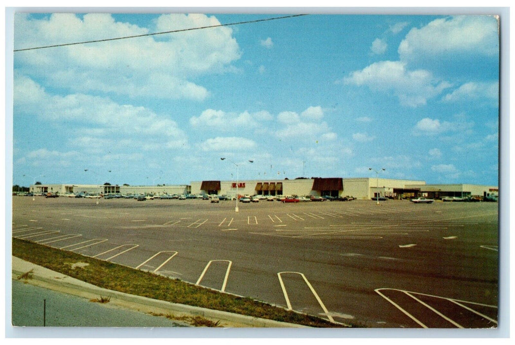 c1960 Parking Lot View Salisbury Mall Building Salisbury Maryland MD Postcard