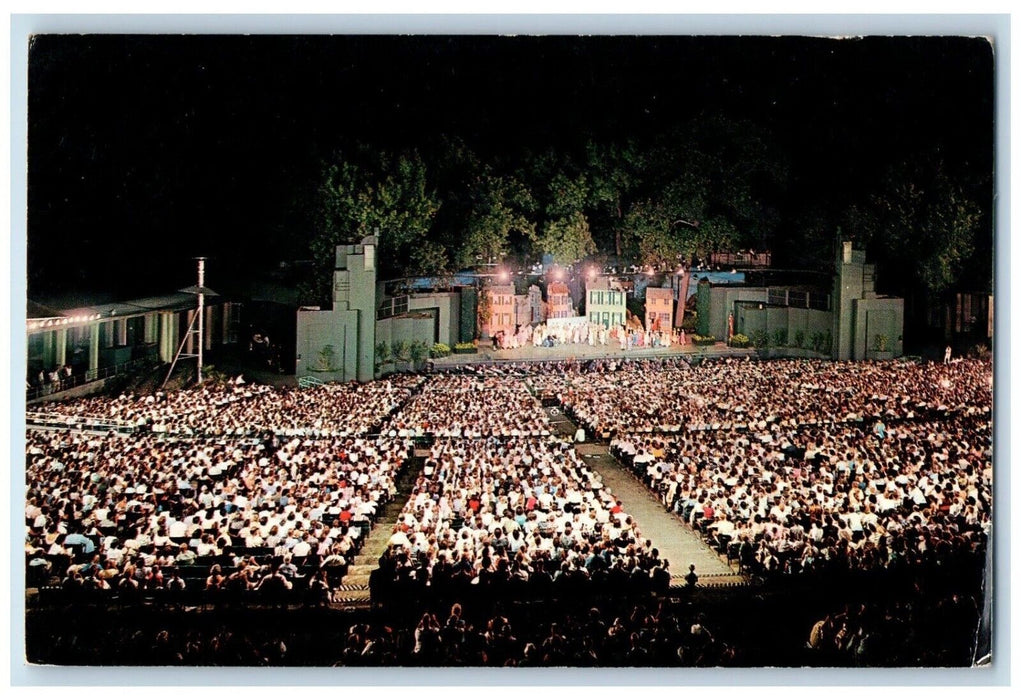 1960 Scene Tom Sawyer St Louis Municipal Opera Forest Park Missouri MO  Postcard