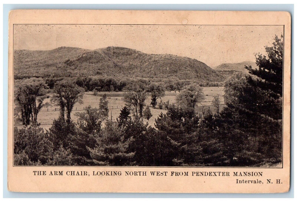 c1910 Arm Chair North West Pendexter Mansion Intervale New Hampshire NH Postcard