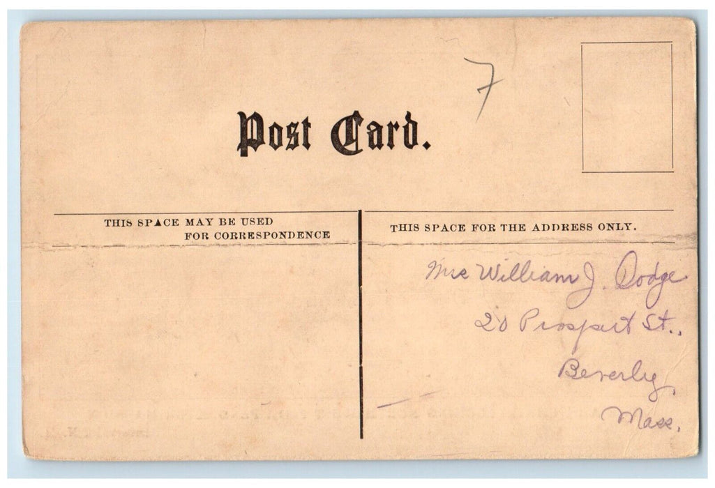 c1910 Arm Chair North West Pendexter Mansion Intervale New Hampshire NH Postcard
