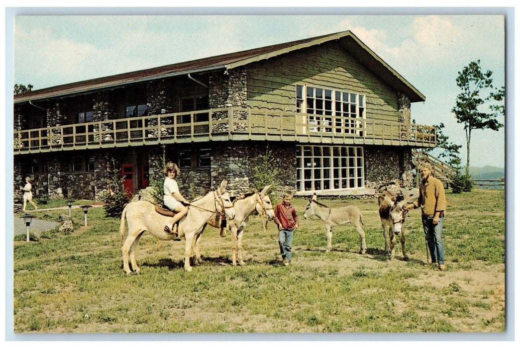 c1960 Seven Devils Visitors Center Recreation Area Boone North Carolina Postcard