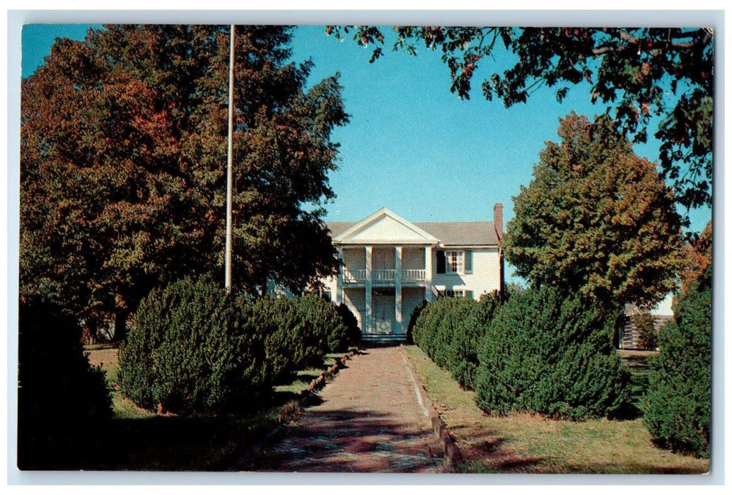 c1960 Sam Davis House Youthful Scout Confederate Army Smyrna Tennessee Postcard