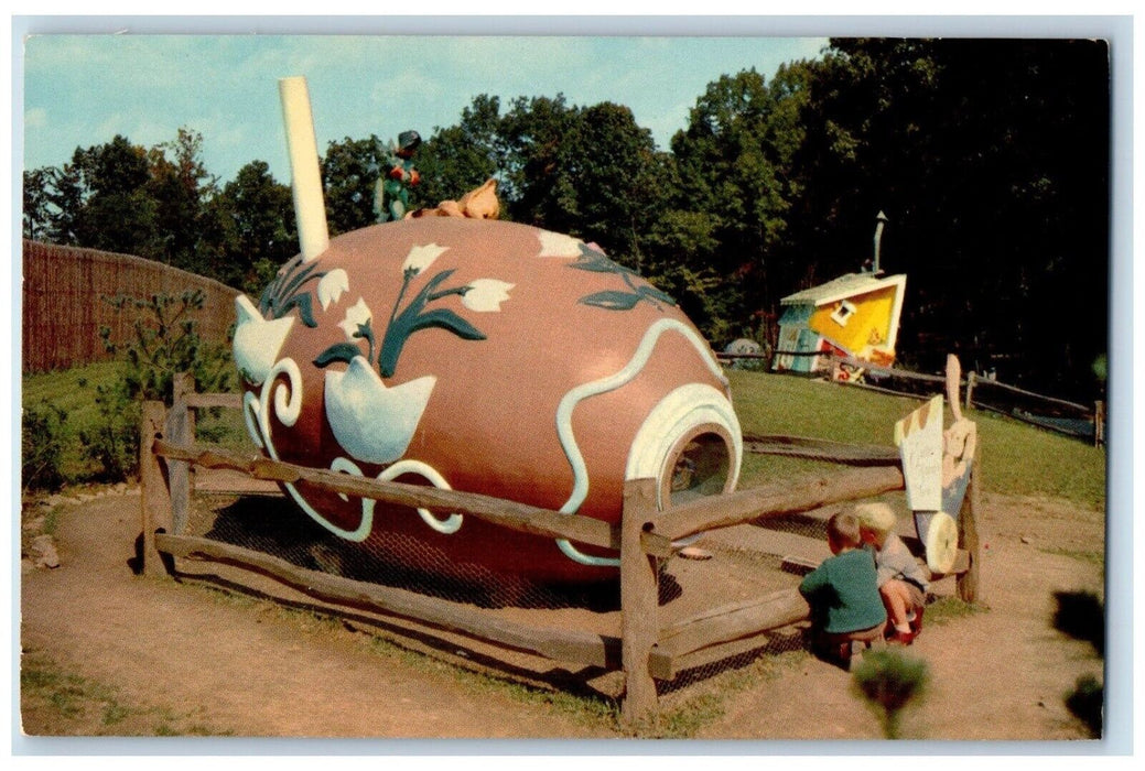 c1960 Enchanted Forest Easter Bunny's House West Baltimore Maryland MD Postcard