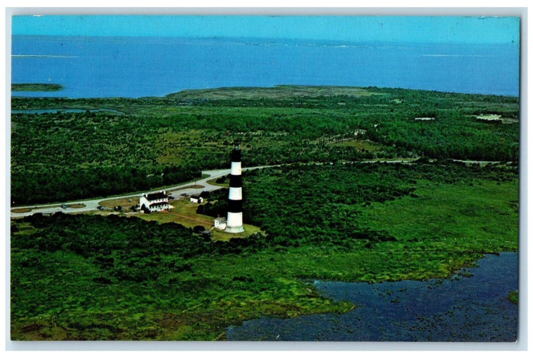 1977 Bodie Island Lighthouse Nags Head Shore Outer Banks North Carolina Postcard