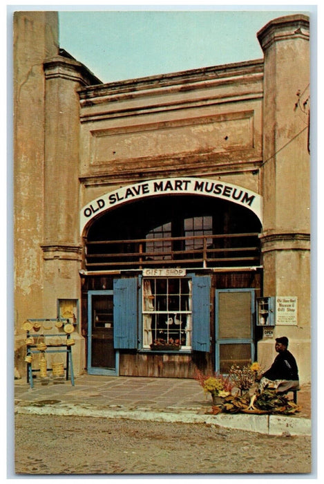 1960 Old Slave Mart Museum Charleston South Carolina SC Vintage Antique Postcard