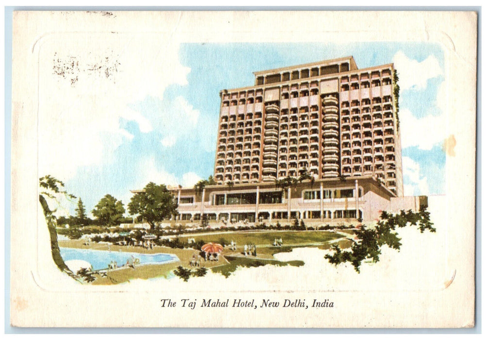 1979 The Taj Mahal Hotel Number One Mansingh Road New Delhi India Postcard