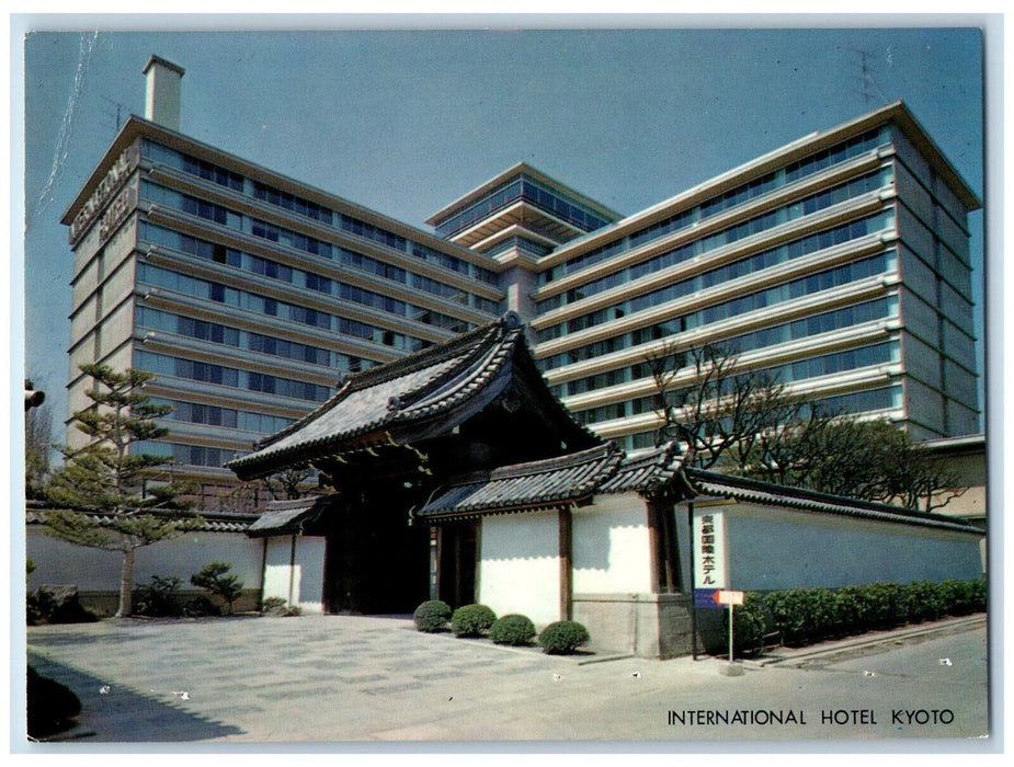 1970 International Hotel Interho Kyoto Japan Vintage Posted Postcard