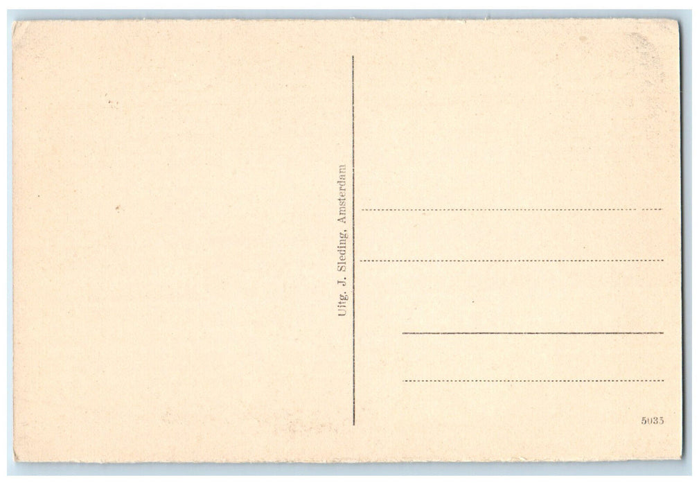 c1920's The Prince Into The Netherlands The Sumatra Quay Amsterdam Postcard