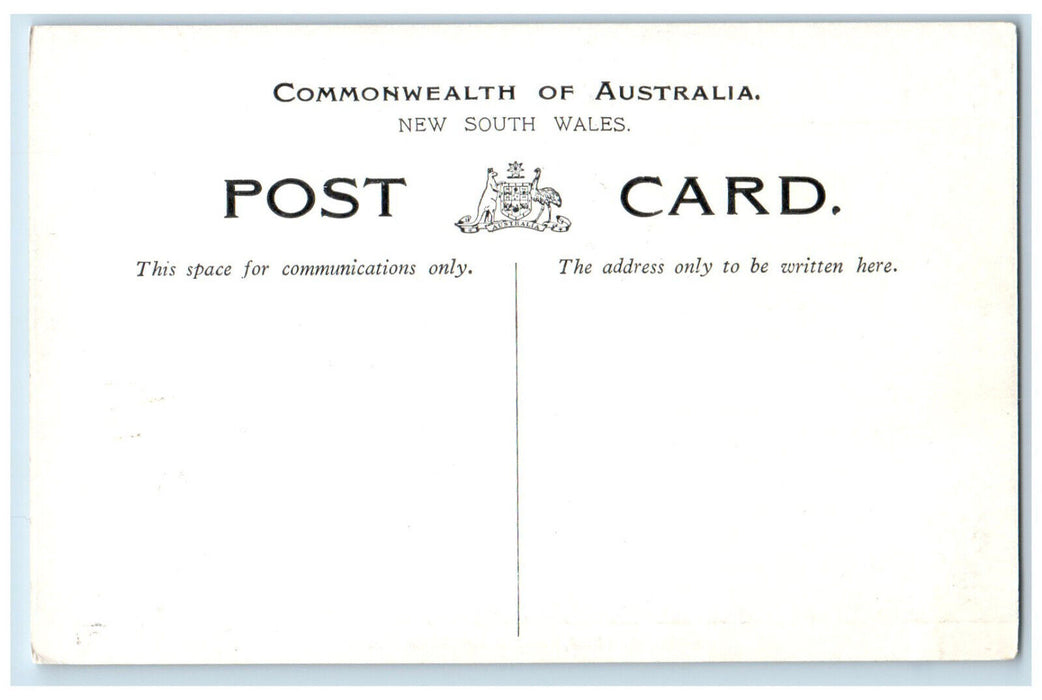 c1910 Obelisk from Cook's Landing Rock New South Wales Australia Postcard