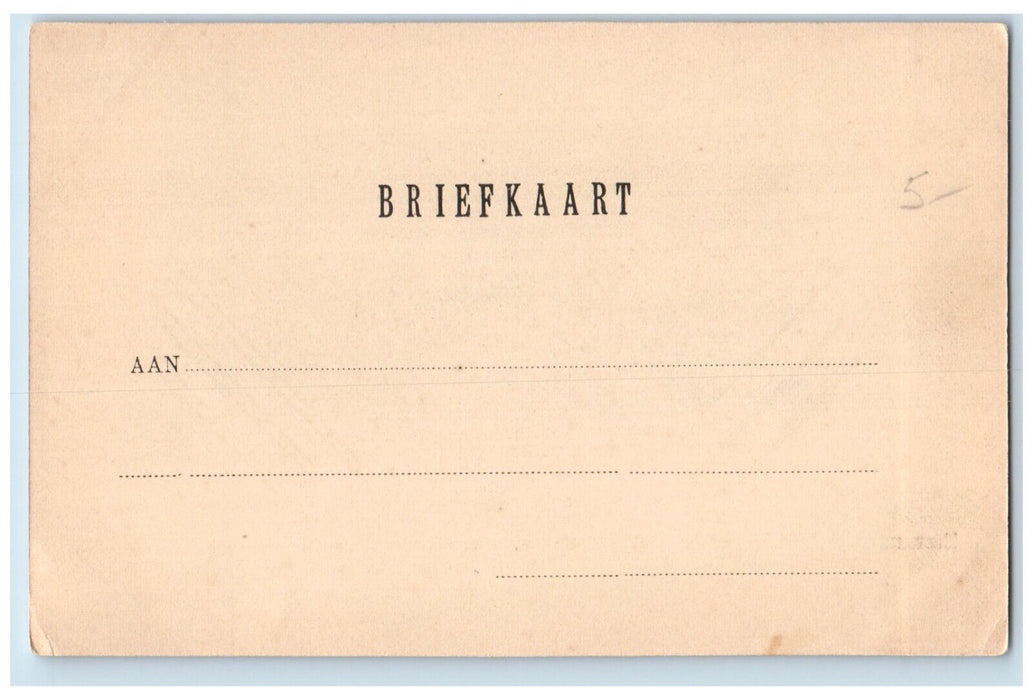 c1905 Societest Concordia Zierikzee Netherlands Unposted Antique Postcard