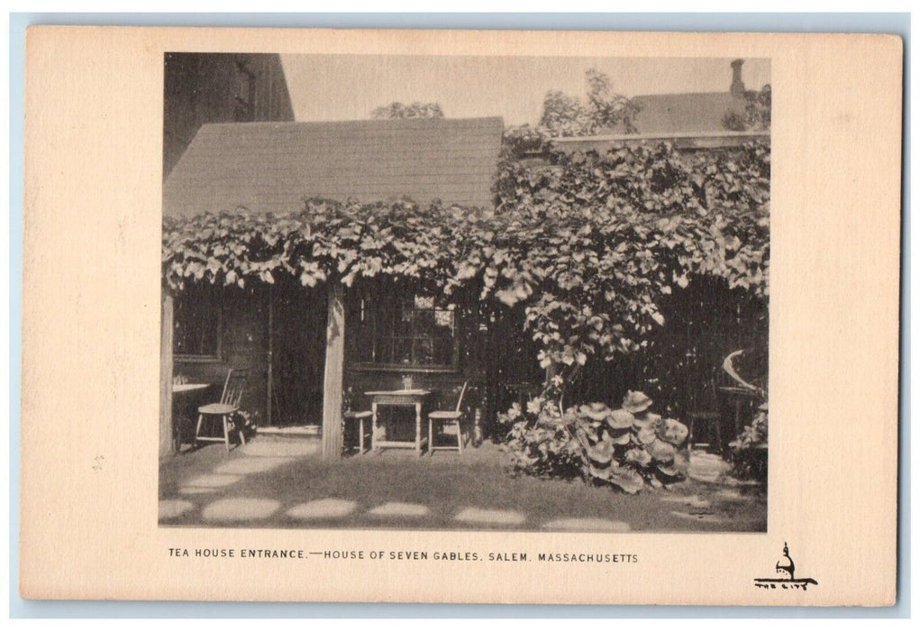 The House Entrance Of Seven Gables Salem Waban Massachusetts MA Antique Postcard