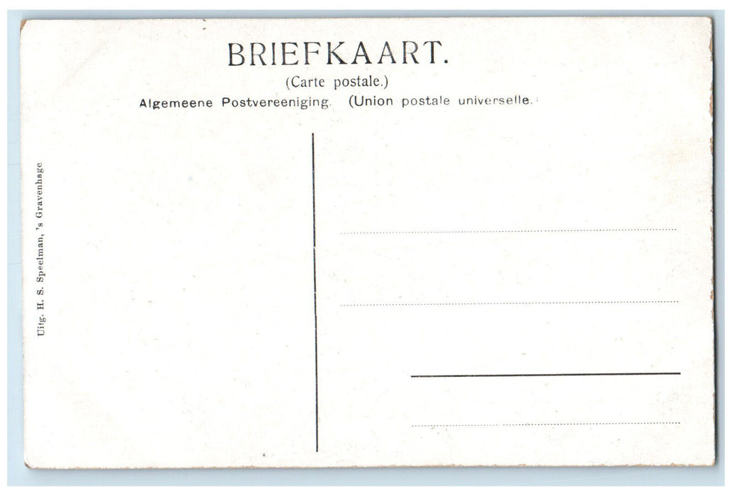 c1950's 'S Gravenhage Hotel Des Indes Netherlands Vintage Unposted Postcard