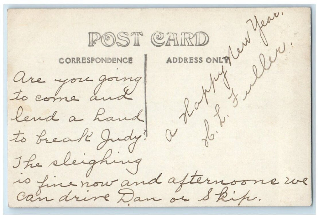 c1910's Railroad Scene On Battenkill River Battenville New York NY RPPC Postcard