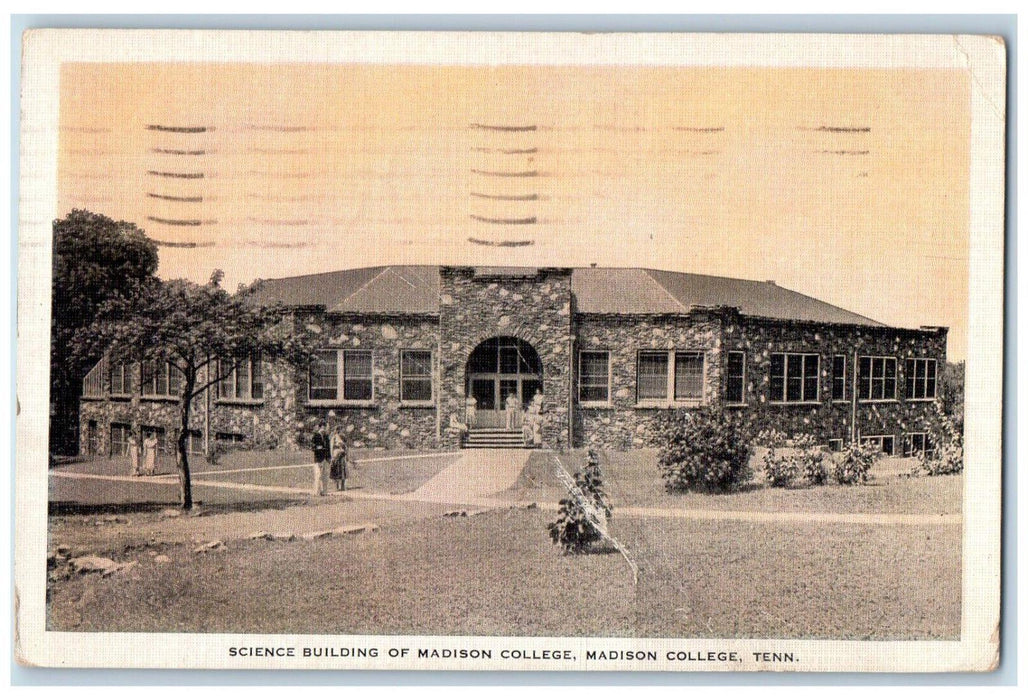 1940 Science Building Madison College Field Madison College Tennessee Postcard