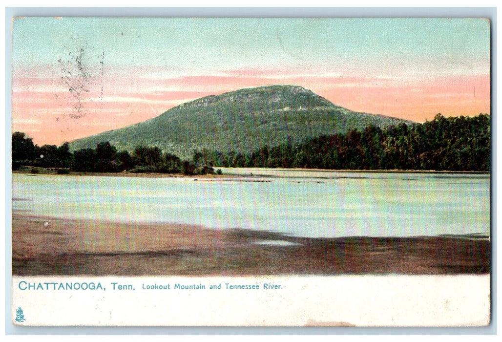 1910 Lookout Mountain Tennessee River Chattanooga Tennessee TN Tuck Son Postcard