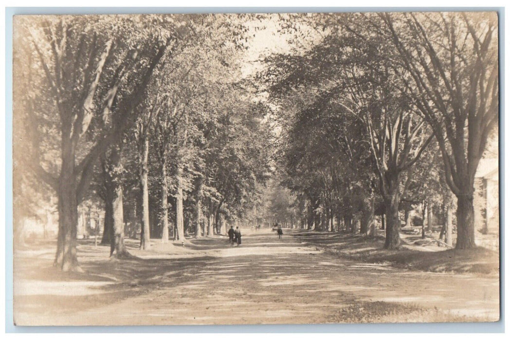 c1910's Main Street Looking North Sheffield Massachusetts MA RPPC Photo Postcard
