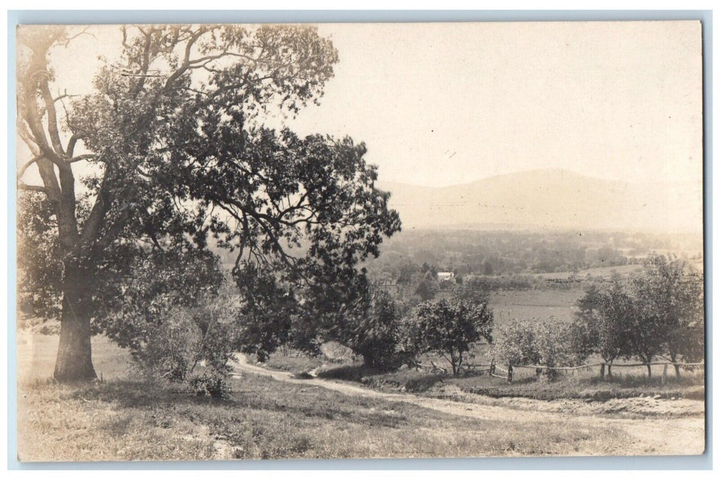 c1910's Scenic View Of Mountain Sheffield Massachusetts MA RPPC Photo Postcard
