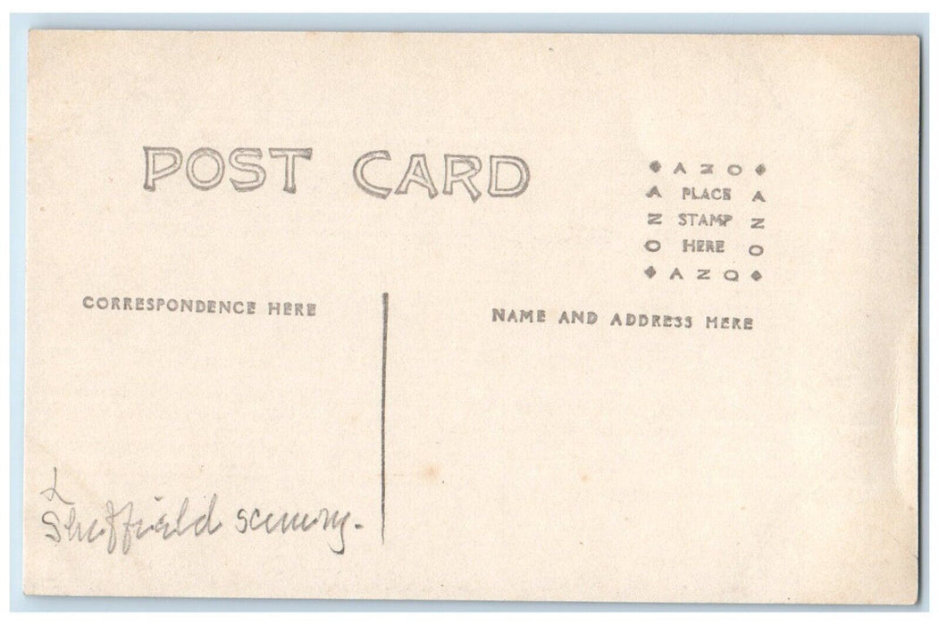 c1910's Scenic View Of Mountain Sheffield Massachusetts MA RPPC Photo Postcard