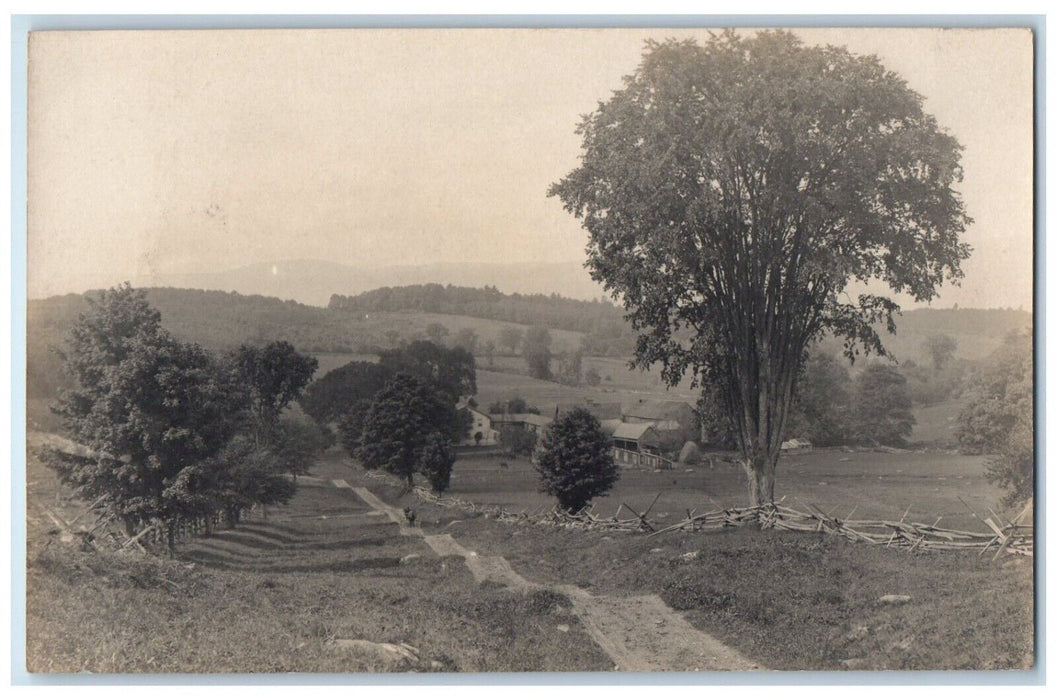 c1905 View Of Laurel Hill Sheffield Massachusetts MA Antique RPPC Photo Postcard
