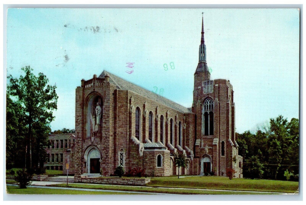 1978 Our Lady Grace Catholic Church Exterior Greensboro North Carolina Postcard