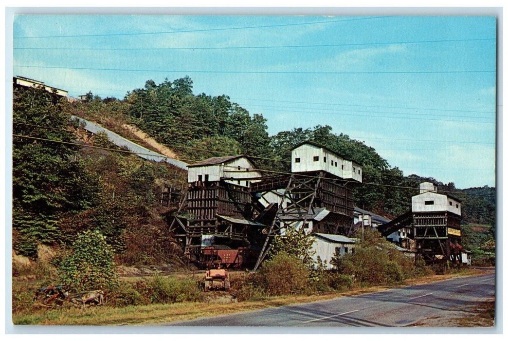 c1950's Coal Mining Mountainous Areas Of Virginia Highlands VA Vintage Postcard