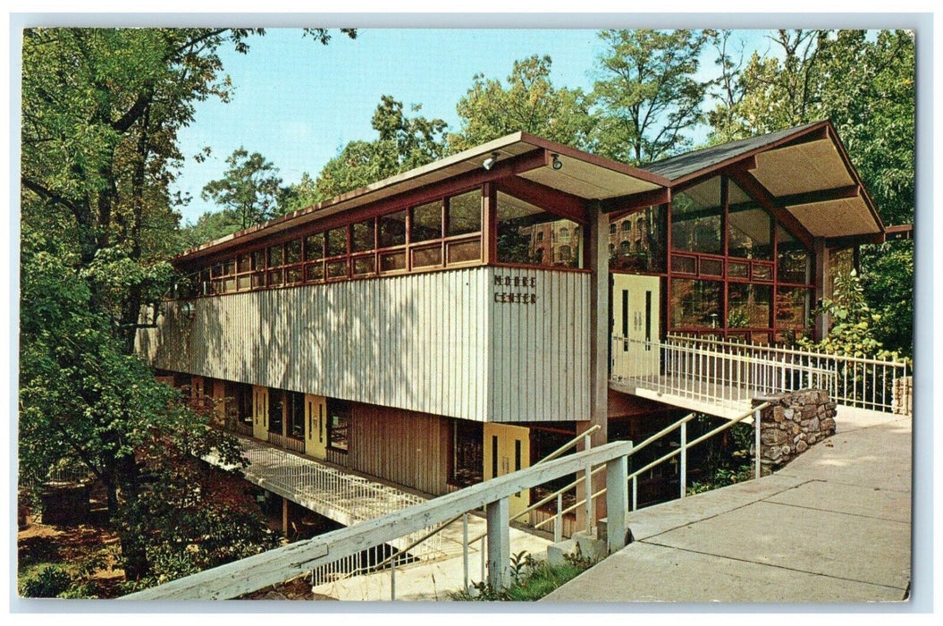 Herman A. Moore Center Montreat North Carolina NC, Houses Social Center Postcard