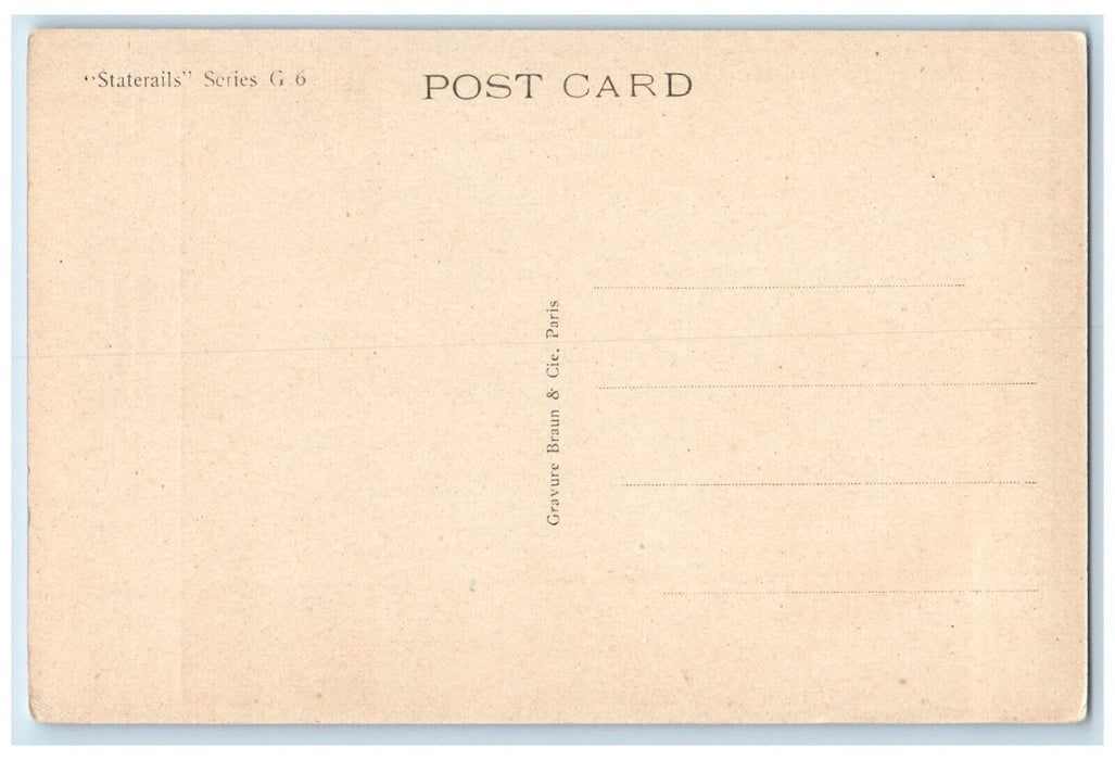 c1905 Royal Elephant State Railways Will Take You to Chiengmai Siam Postcard