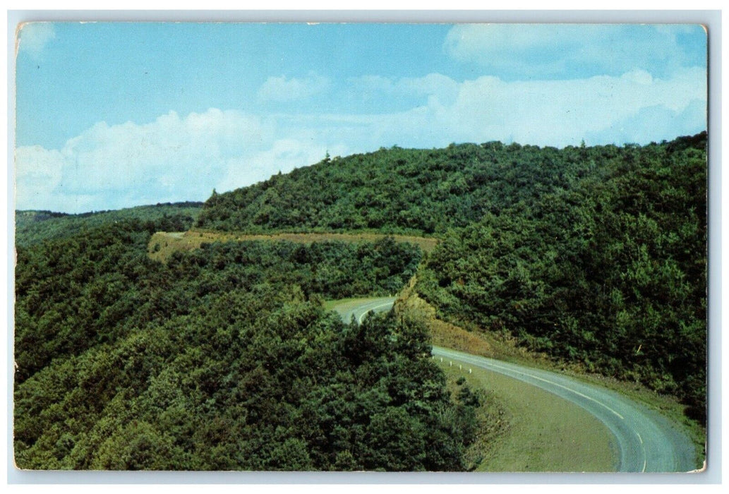 North Fork Mountain US Route 33 Pendelton County West Virginia WV Postcard