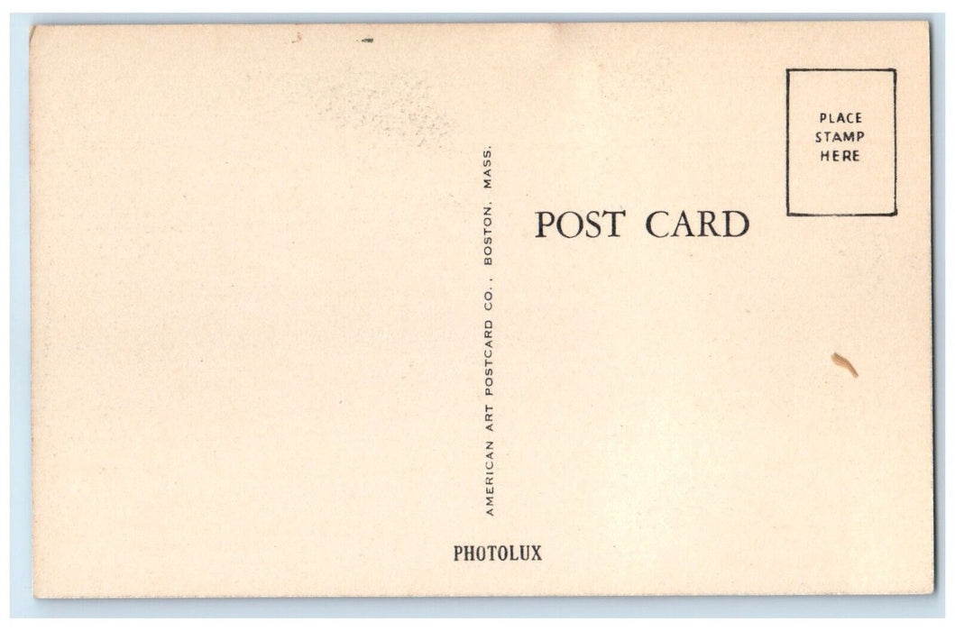c1940's Fraternity Bowdoin College Building Brunswick Maine ME Vintage Postcard