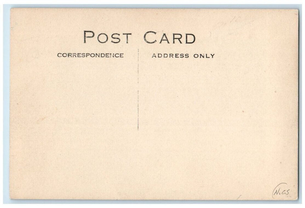 c1910's High School Building View Hyannis Barnstable MA RPPC Photo Postcard