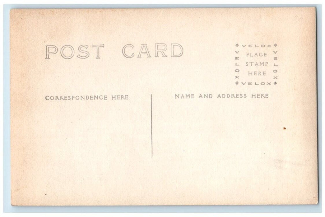 c1907 View Of The Pond Cuttyhunk Island Massachusetts MA RPPC Photo Postcard