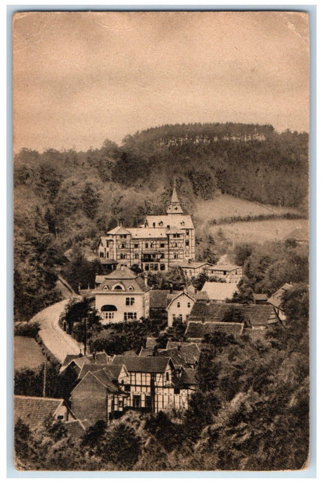 1923 Sanatorium Waldhaus Sülzhayn Sudharz Saxony-Anhalt Germany Postcard