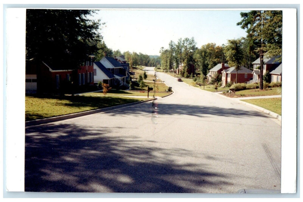 1994 Street View Houses Car Green Forest Oregon OR Posted Antique Postcard