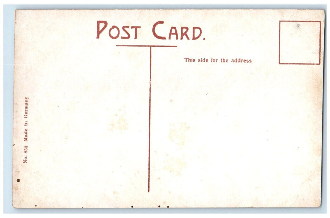 1910 Main Avenue Street Road Farmingale Gardiner Maine Antique Unposted Postcard