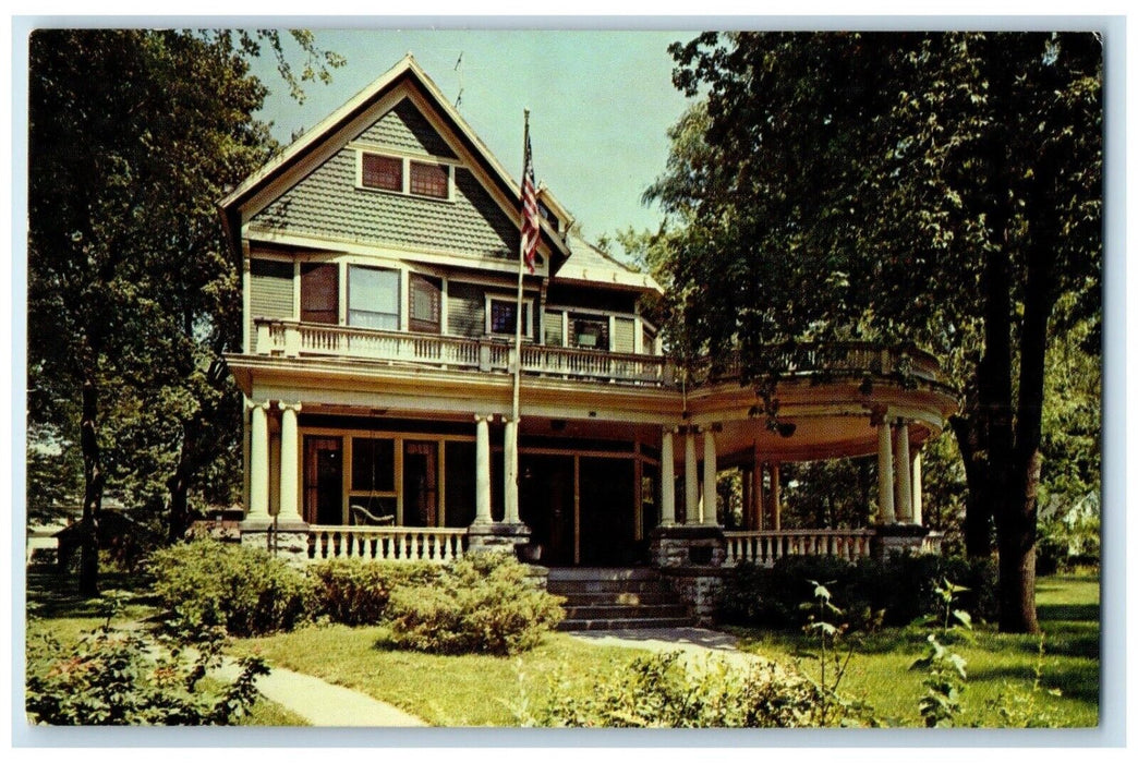 The Harding Home And Museum At Mt. Vernon Avenue Marion Ohio OH Vintage Postcard