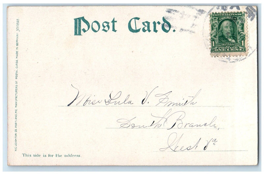 1906 Victoria Dock Log Swamp River Lake Boat Chautauqua Lake New York Postcard