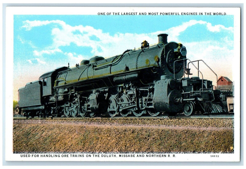 Handling Ore Trains On The Duluth Missabe And Northern RR Minnesota MN Postcard